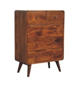 2 over 3 Curved Chestnut Chest