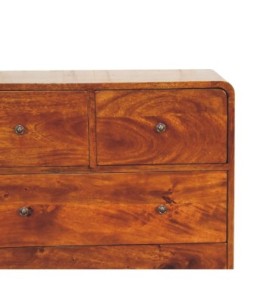 2 over 3 Curved Chestnut Chest