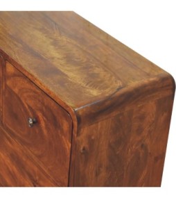 2 over 3 Curved Chestnut Chest