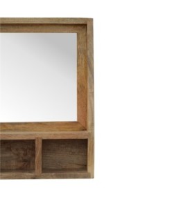 Meuble suspendu à 5 compartiments avec miroir