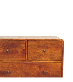 2 over 2 Curved Chesnut Chest