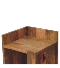 Table de chevet aspect chêne