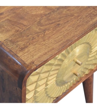 Table de chevet incurvée Eden