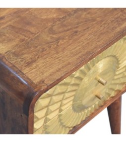 Table de chevet incurvée Eden