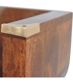 Indira Chestnut Floating Console