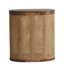 Tabouret de rangement rond Larissa