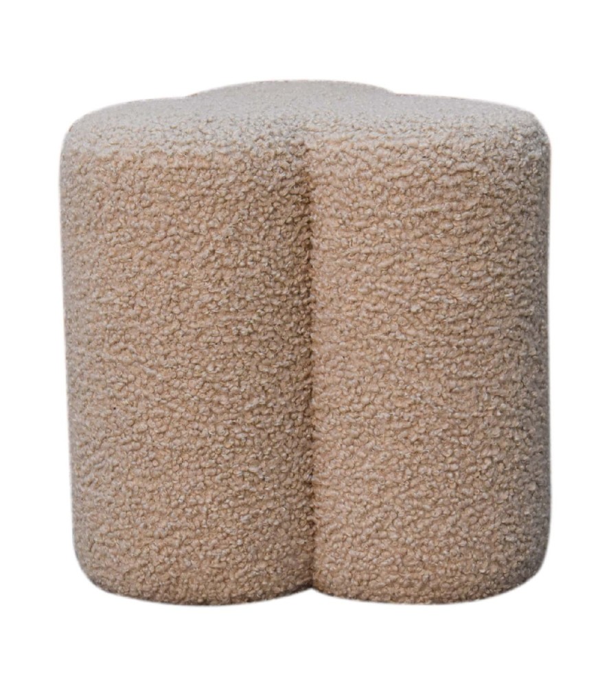 Repose-pieds Mud bouclé Clover