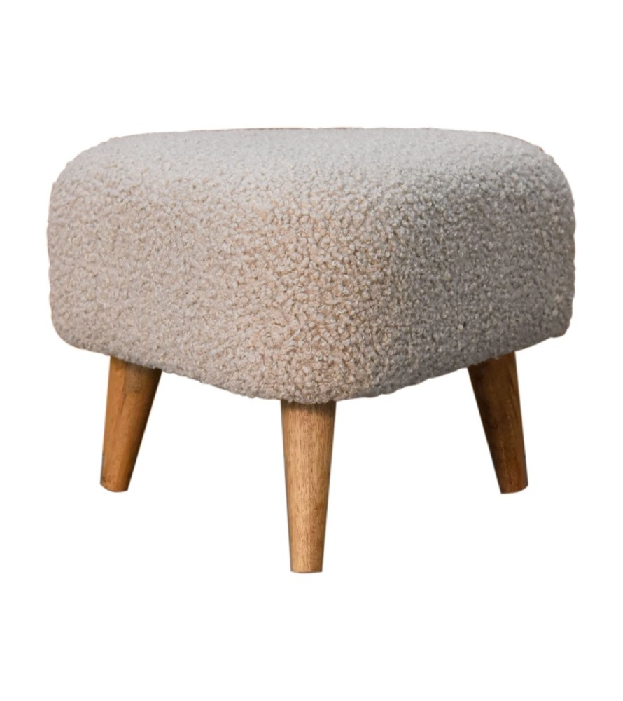 Repose-pieds triangulaire Mud bouclé