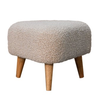 Repose-pieds triangulaire Mud bouclé