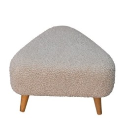 Repose-pieds triangulaire Mud bouclé