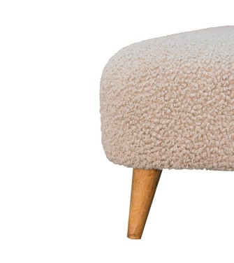 Repose-pieds triangulaire Mud bouclé