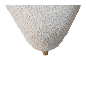 Repose-pieds triangulaire Mud bouclé