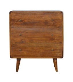 Curved Chestnut Chest