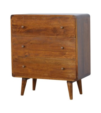 Curved Chestnut Chest