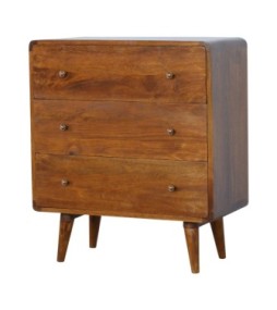 Curved Chestnut Chest
