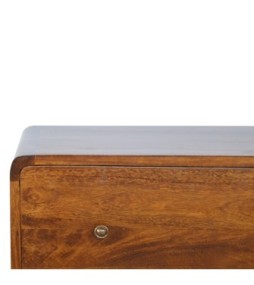 Curved Chestnut Chest