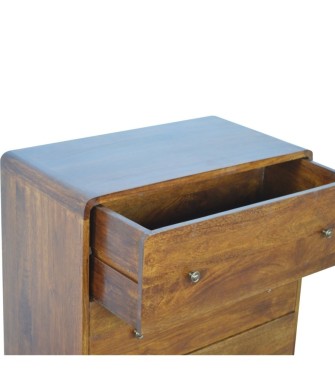 Curved Chestnut Chest
