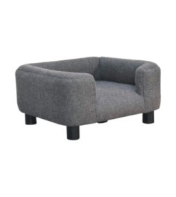 Canapé-lit pour animaux de compagnie Mini Battleship en tweed