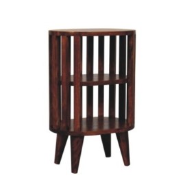 Ariella Double Shelf Chestnut Bedside