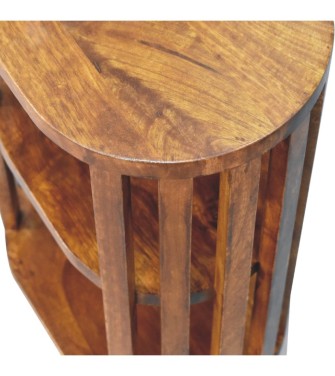 Ariella Double Shelf Chestnut Bedside