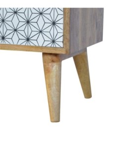 Table de chevet Prima avec fente ouverte
