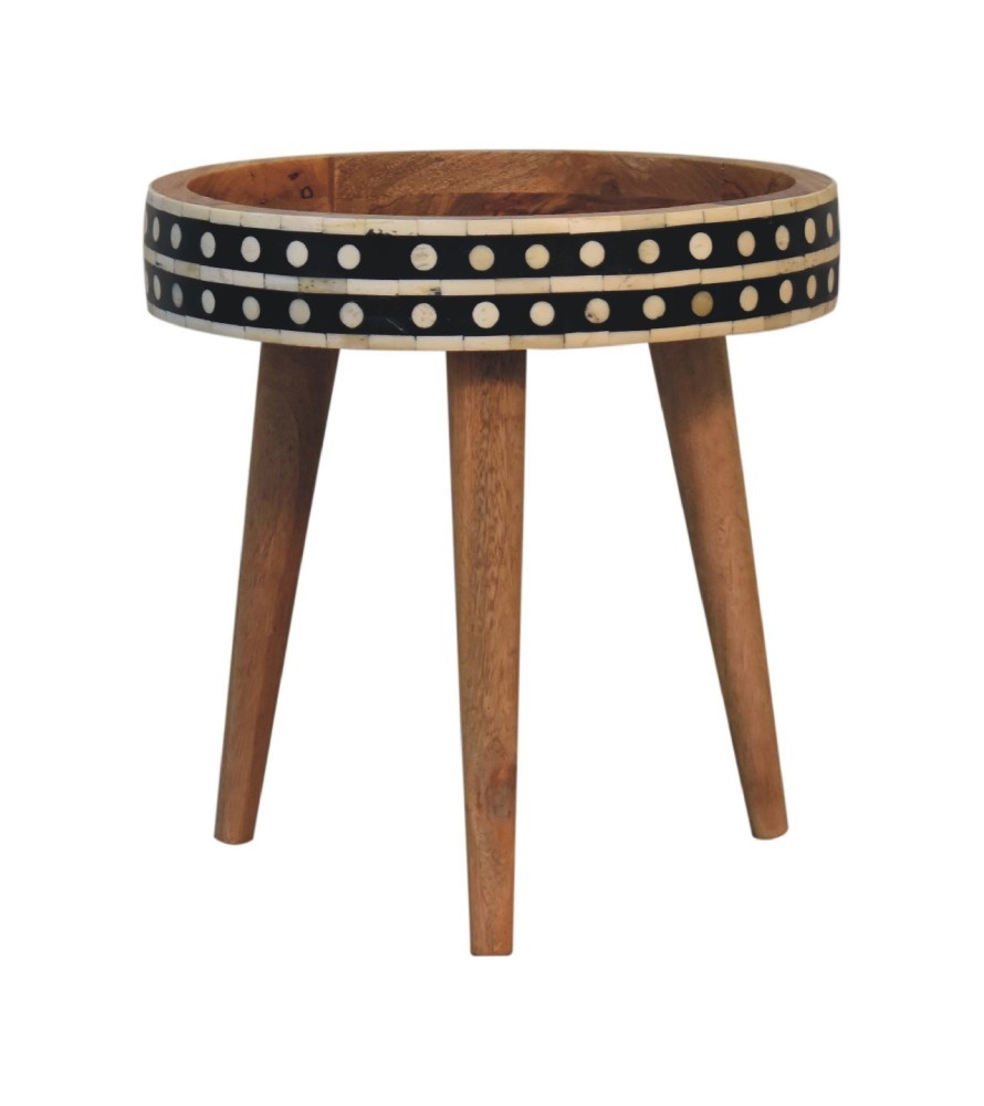 Mini Pattern Nordic End Table