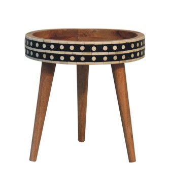 Mini Pattern Nordic End Table