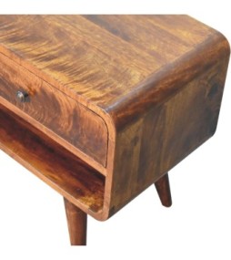 Reverse Curved Chestnut Media Unit