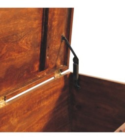 Curved Chestnut Blanket Box