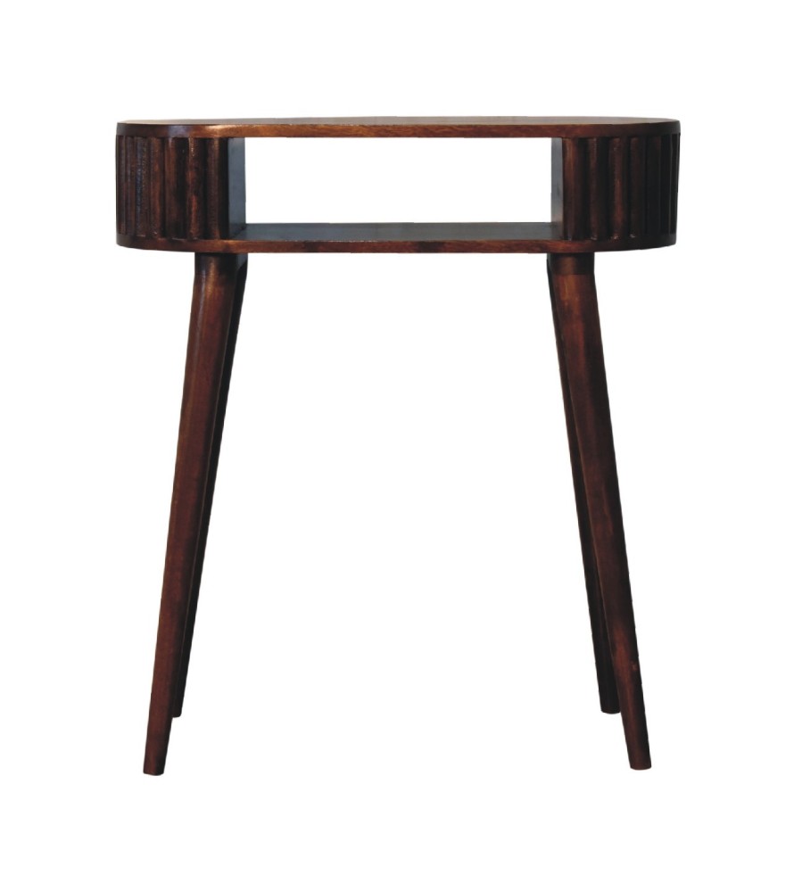 Bureau rayé couleur châtaigne