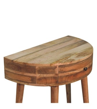 Table console Odyssey aspect chêne