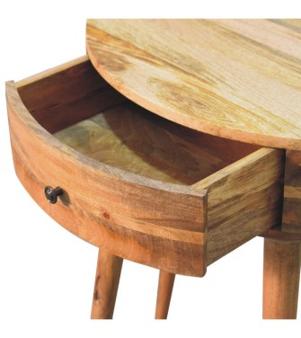 Table console Odyssey aspect chêne
