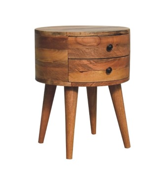 Table de chevet Odyssey aspect chêne