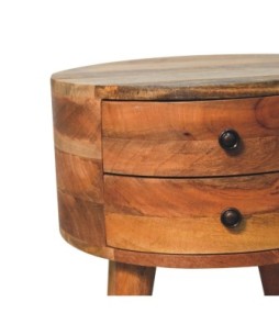 Table de chevet Odyssey aspect chêne