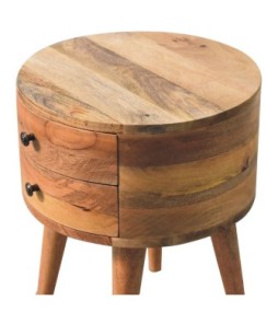 Table de chevet Odyssey aspect chêne