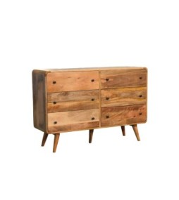 Large Curved Oak-ish Chest