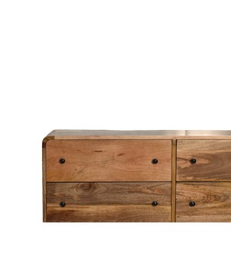 Large Curved Oak-ish Chest