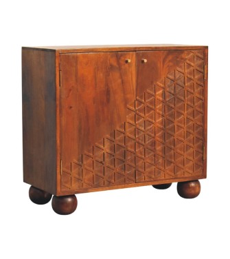 Armoire à dés finition châtaigne