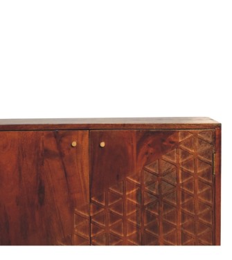 Armoire à dés finition châtaigne