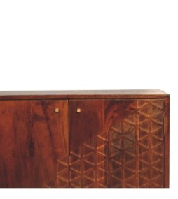 Armoire à dés finition châtaigne