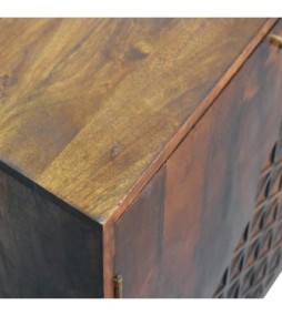 Armoire à dés finition châtaigne