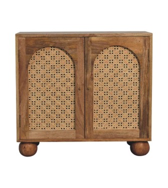 Armoire à boules en rotin
