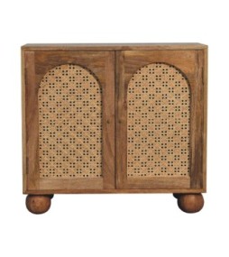 Armoire à boules en rotin