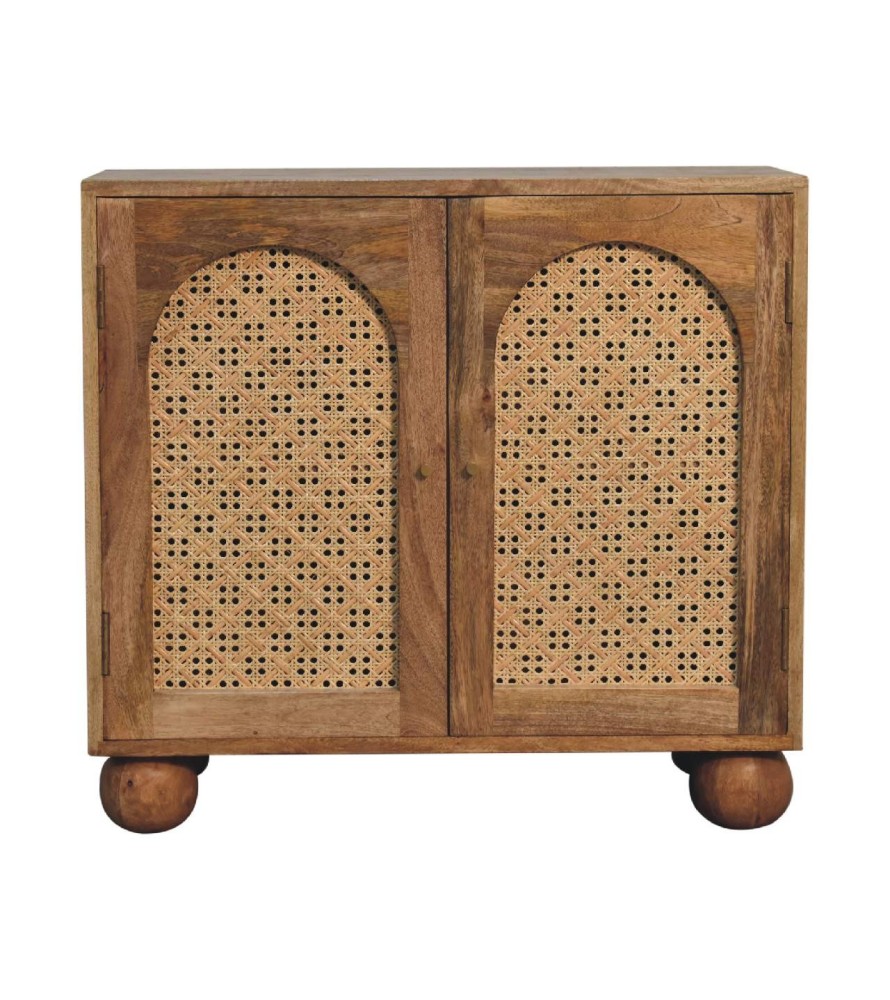 Armoire à boules en rotin