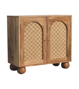 Armoire à boules en rotin