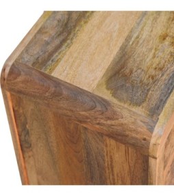 Table de chevet Naya style chêne à 3 tiroirs