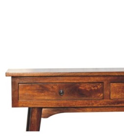 Chestnut Hallway 2 Drawer Console Table