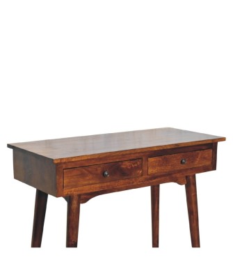 Chestnut Hallway 2 Drawer Console Table