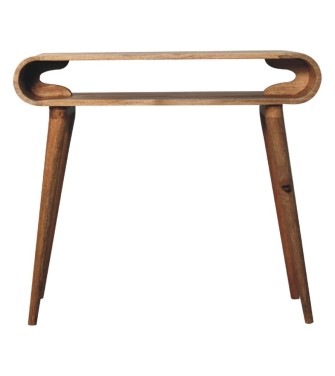 Amaya Oak-ish Nordic Style Console Table
