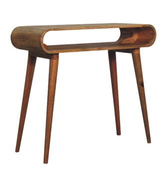 Amaya Oak-ish Nordic Style Console Table